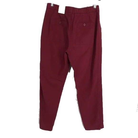 NWT Womens Petite Size 12 12P Talbots Cotton Canvas Cargo Slim Leg Pants - Picture 3 of 3